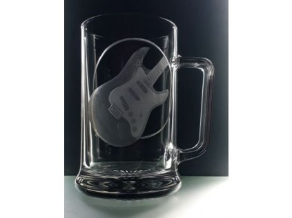 Půllitr - kytara (Stratocaster)