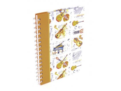 Zápisník A5 - Hudební nástroje