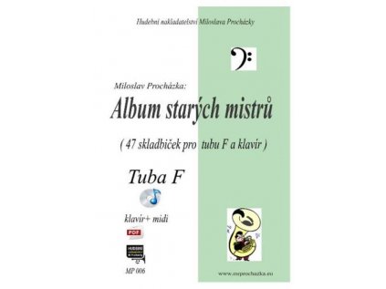 Album starých mistrů pro tubu in F a klavír + CD