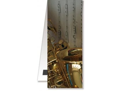Záložka do knihy magnetická - saxophone