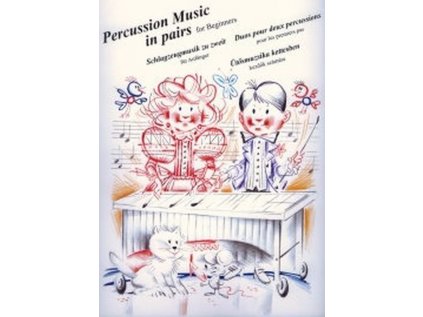 Percussion music in pairs for beginners (for vibraphone,marimba)