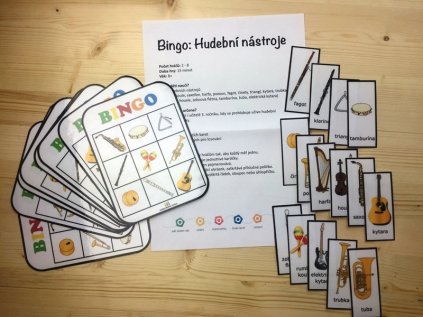 Bingo - hudební nástroje