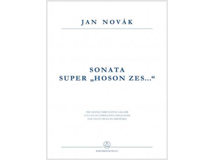 Sonata super  Hoson zes . . .  fidibus acutis aut tibia obliqua