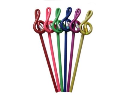 Tužka ve tvaru houslového klíče - zelená