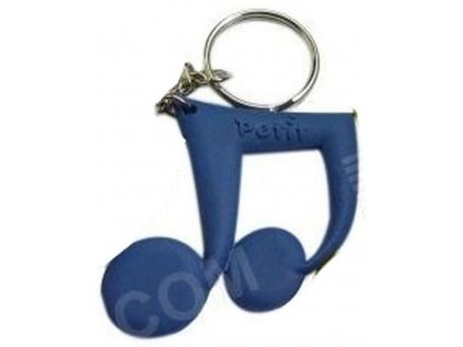 Přívěšek na klíče - noty (modré)