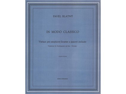 In modo classico (Variace pro smyčcový kvartet a jazzový orchest