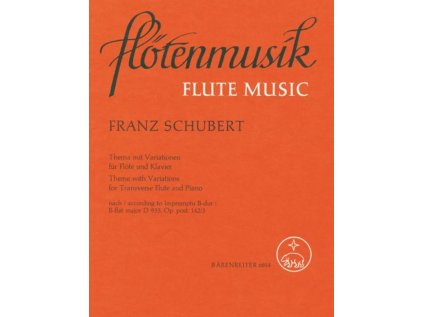 Téma a variace pro flétnu a klavír op.post.142 / 3