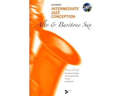 Intermediate Jazz Conception for Alto & Baritone Sax + CD