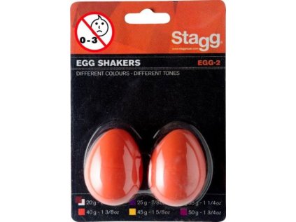 Vajíčka pár (oranžová) Stagg EGG-2 OR