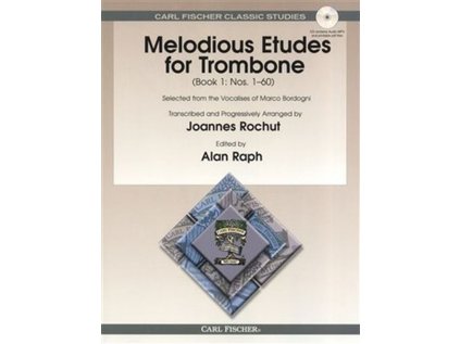 Melodious Etudes for Trombone book 1 + CD