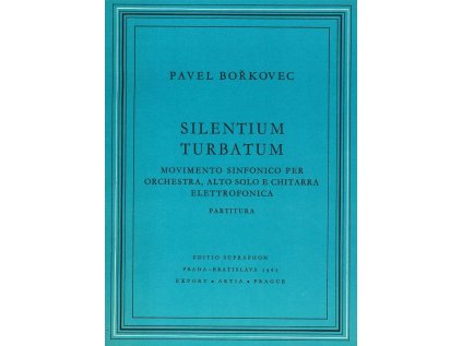 Silentium turbatum (symfonická věta pro alt, el. kytaru a orch.)