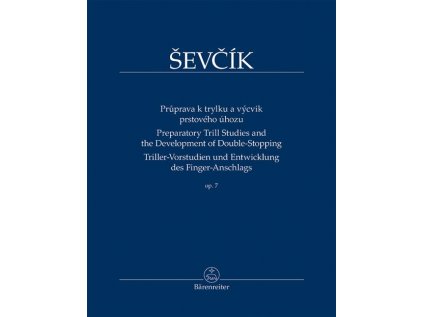 Průprava k trylku a výcvik prstového úhozu op. 7