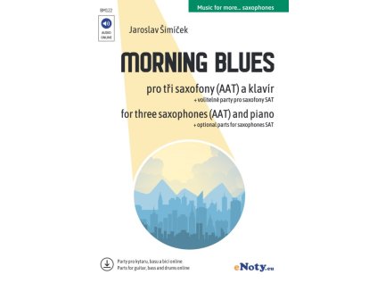 Morning Blues pro tři saxofony a klavír + audio online