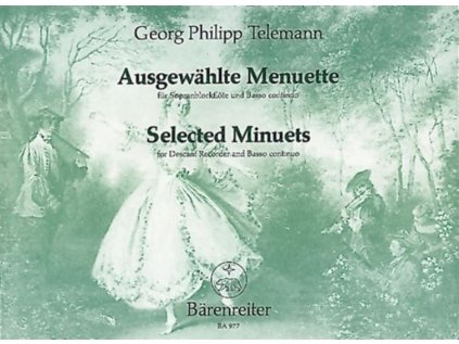 Výběr z menuetů pro sopránovou zobcovou flétnu a basso continuo