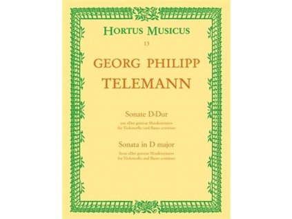 Sonáta pro violoncello a basso continuo Der getreue Musiker
