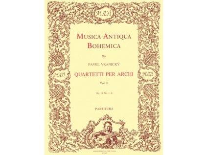 Quartetti per archi II, op. 16, No. 1-6