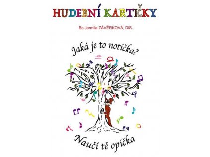 Hudba hrou s opičkou Notičkou - hudební kartičky