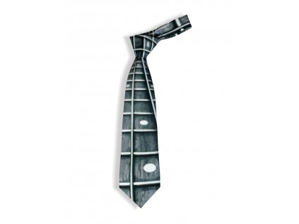 Kravata - hmatník kytary (šedá)