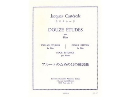 Douze Études Pour Flûte