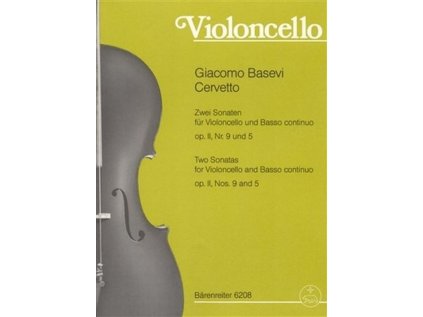 Dvě sonáty pro violoncello a basso continuo op. II, č. 9 a 5