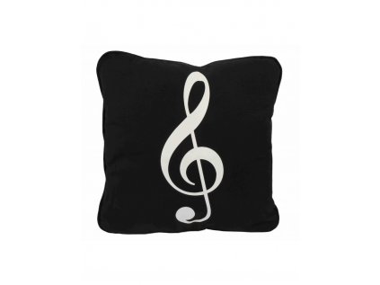 cushion g clef black [1]