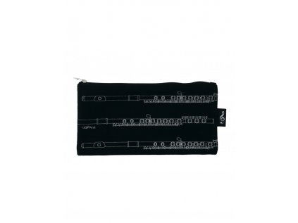 pencil case flute blacksilver 24125 cm[1]