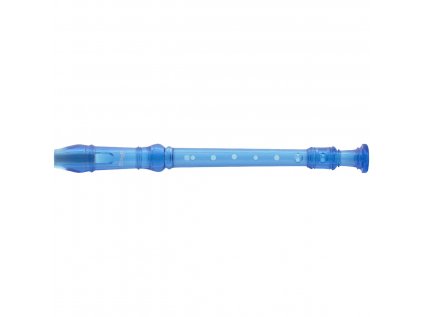 Sopránová zobcová flétna STAGG - průhledná modrá