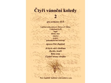 Čtyři vánoční koledy 2 pro orchestry ZUŠ