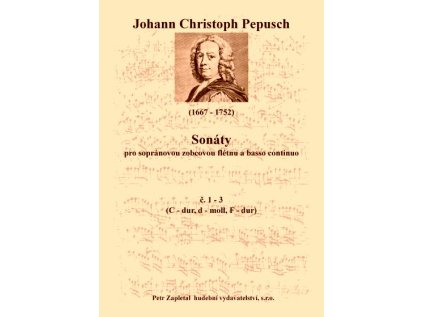 Sonáty pro  sopránovou zobcovou flétnu a basso continuo č 1 - 3