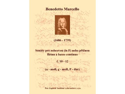 Sonáty pro zobcovou (in F) nebo příčnou flétnu a basso continuo č. 10 - 12