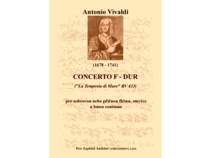 Concerto in F- major „La Tempesta di Mare“