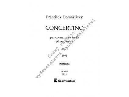 Concertino pro dudy in es a orchestr op. 76