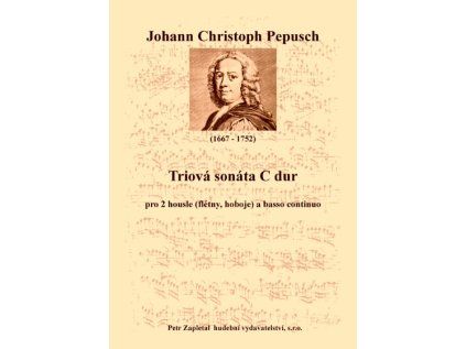 Triová sonáta C dur pro 2 flétny