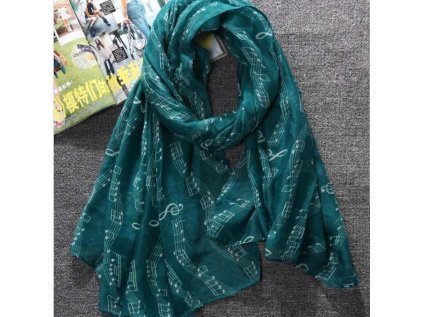 31012 1 31012 sal s potiskem notove osnovy zeleny[1]