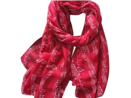 30931 sal s s potiskem notove osnovy cerveny[1]