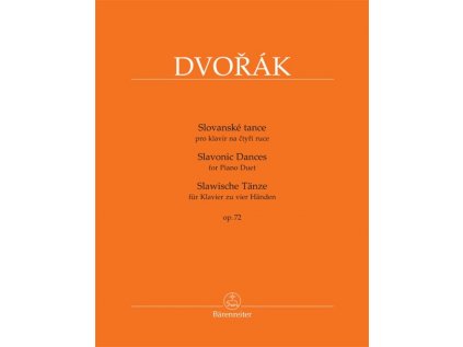 Slovanské tance pro klavír na čtyři ruce op. 72