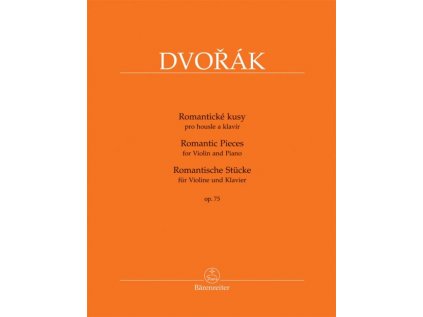 Romantické kusy op. 75  pro housle a klavír