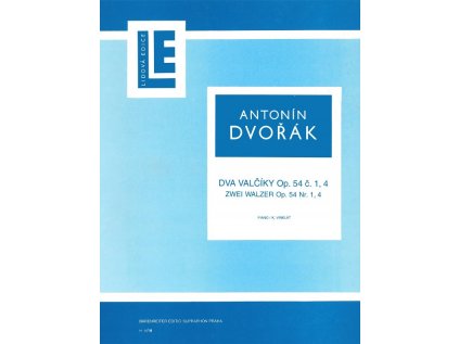 Dva valčíky op. 54 (č. 1 A dur, č. 4 Des dur)