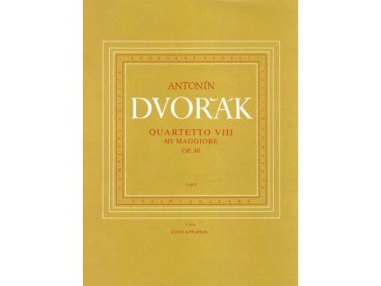 Smyčcový kvartet č. 8 E dur op. 80 (hlasy)