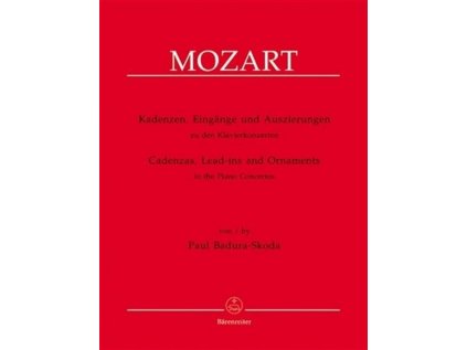 Cadenzas, Lead-ins and Ornaments by Mozart