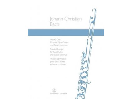 Trio pro dvě flétny a Basso continuo G dur