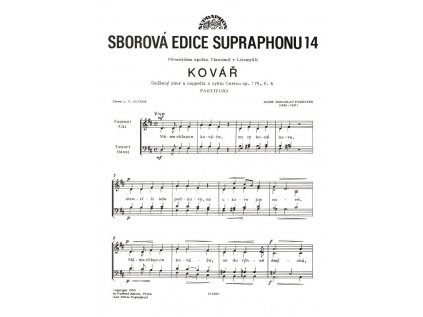 Kovář (smíšený sbor a cappella z cyklu  Cestou ) op. 179, č. 6