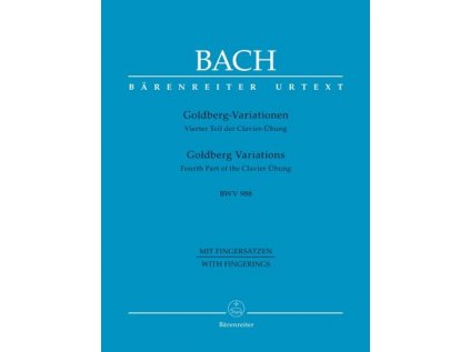 Goldbergovské variace BWV 988 s prstoklady