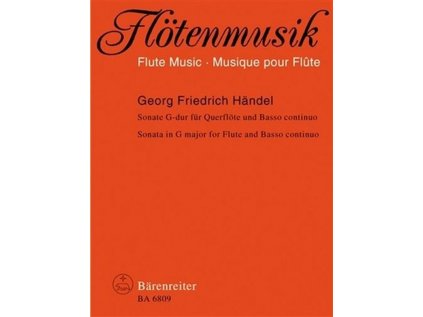 Sonáta G dur pro flétnu a basso continuo