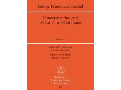 Concerto a due cori B dur HWV 332