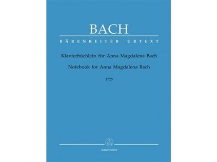 Klavírní knížka pro Annu Magdalenu Bachovou 1725 (bez prstokladů)