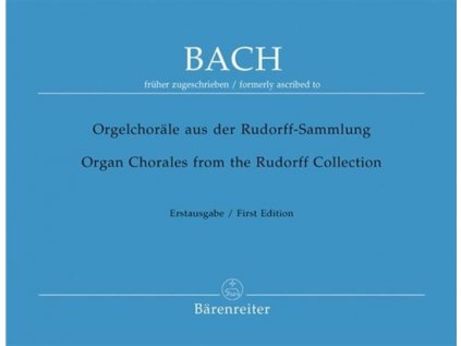 Varhanní chorály z Rudorffovy sbírky