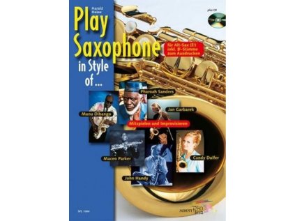 Play Saxophone in Style of ... + CD