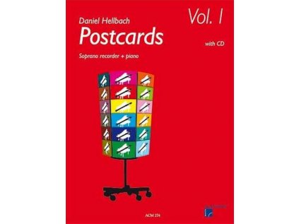 Postcards 1 + CD (Soprano recorder)