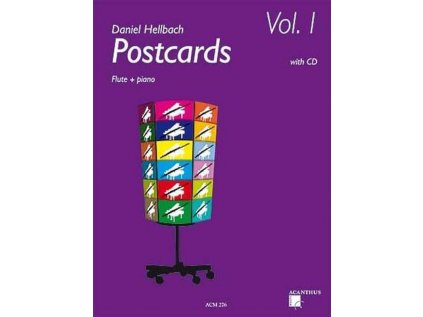 Postcards 1 + CD (Flute)